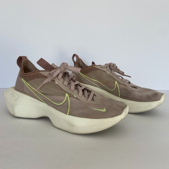 Nike Fossil Stone, Barely Volt, & Beige Vista Lite Sneakers - Picture 4 of 11
